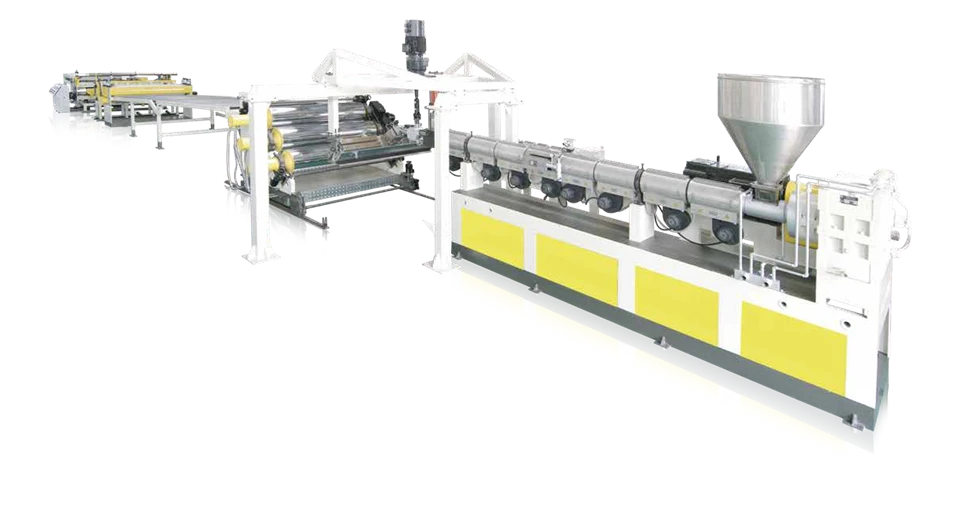PC Sheet Extrusion Line, bølgepap -ekstruderingslinje